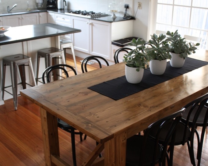 mẫu bàn ăn đẹp cho thiết kế nội thất phòng bếp hiện đại